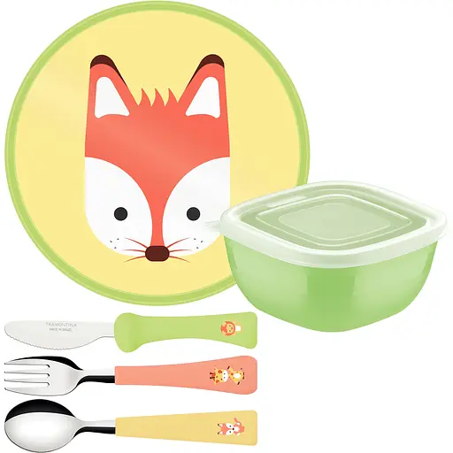 Набір дитячого посуду Tramontina Baby Friends, 5 предметів (6710900) - фото 1