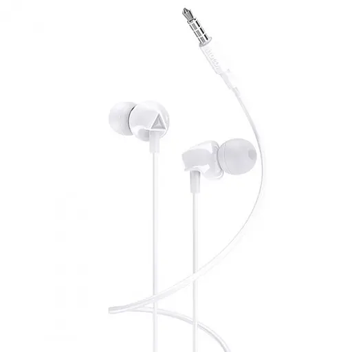 Дротові навушники Hoco M60 Perfect Sound, 3.5mm, 1.2m, Білий - фото 2