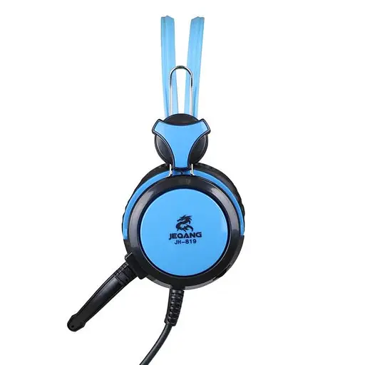 Дротові ігрові навушники Jeqang JH-819, 2м, 3.5мм Синій - фото 2