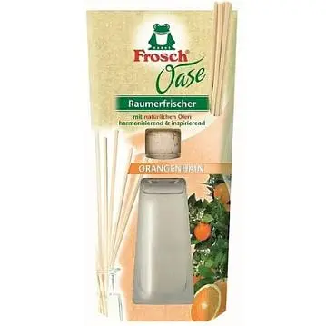 Освіжувач повітря з натуральною олією Frosch Оазис Жовтогарячий гай 90 мл [MD] - фото 1