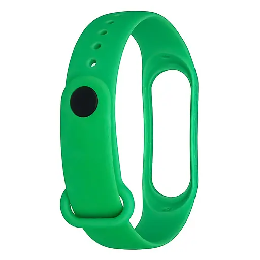 Ремешок силиконовый для Xiaomi Mi Band 3/4, 28 зеленый - фото 2