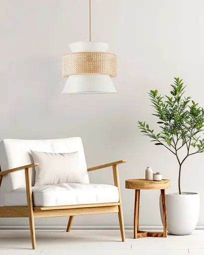 Подвесной светильник, люстра Goldlux 330482 Grenada E27 1x20W IP20 бежевый - фото 2