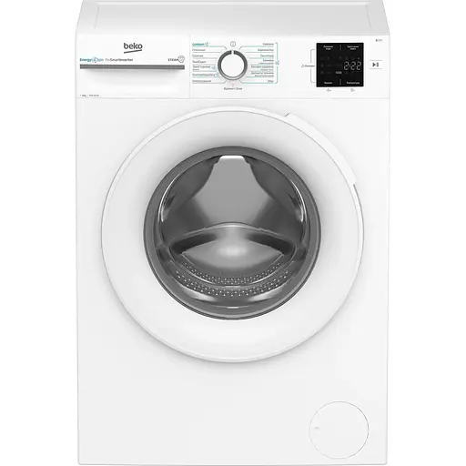 Стиральная машина Beko фронтальная 6 кг 1200 A+++ 45 см дисплей инвертор пара белый - фото 1