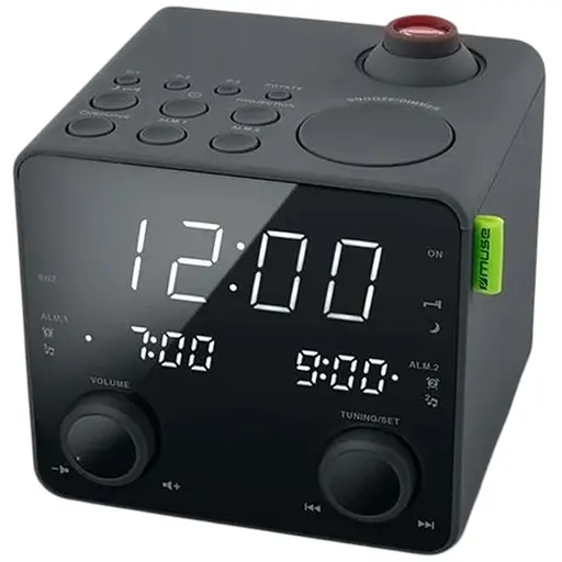 Радіо-годинник Muse M-189 P з USB та проекцією (M-189 P) - фото 2