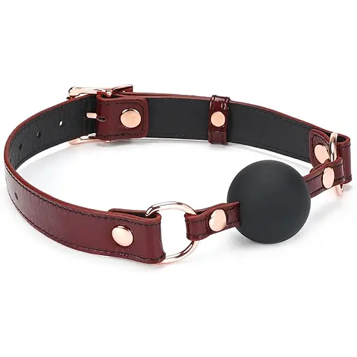 Кляп Liebe Seele Wine Red Ball Gag - фото 2