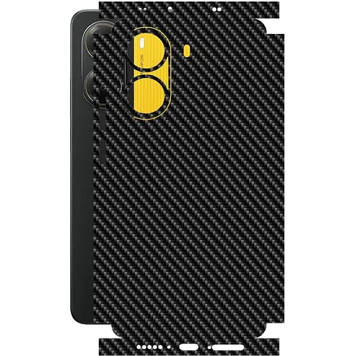 Захисна плівка StatusSKIN для Xiaomi Poco X7 Pro Корпус Вініл Карбон чорний