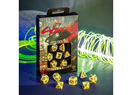 Набір кубиків Cyberpunk Red Dice Set - Danger Zone , 7 шт. (SCPU03) - фото 5
