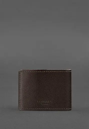 Универсальная кожаная обложка для удостоверения темно-коричневая - фото 4