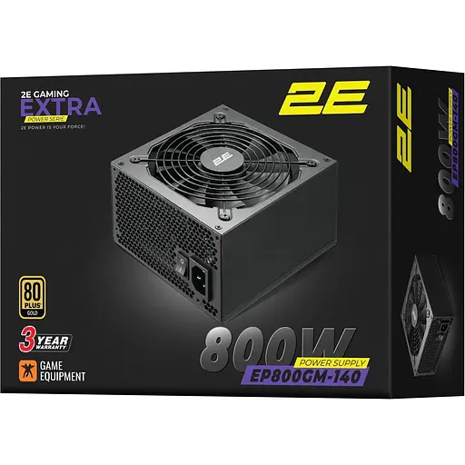 Блок живлення 2E Gaming Extra Power 800W (2E-EP800GM-140) [140623] - фото 10