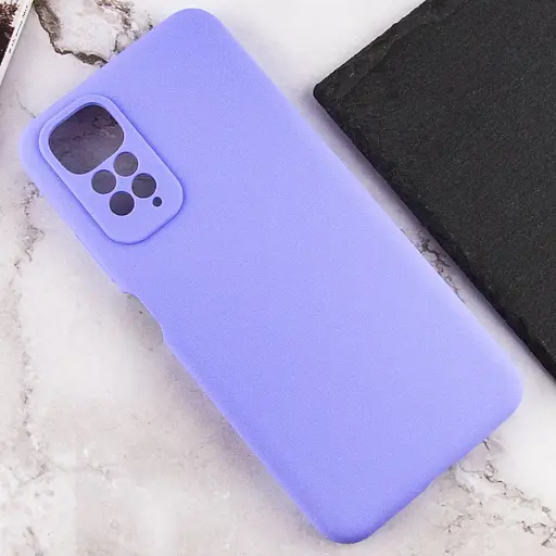 Чохол Silicone Cover Lakshmi Full Camera (AAA) для Xiaomi Redmi Note 11 (Global) / Note 11S Бузковий / Dasheen - фото 5