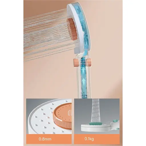 Лейка для душа DiiiB Shower Head DXHS015-1 White-Orang [129567] - фото 6