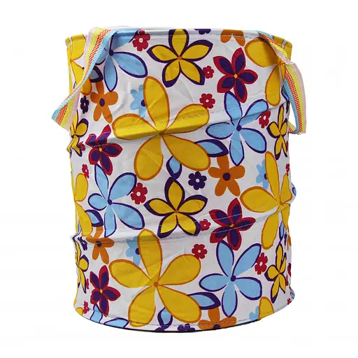 Корзина для игрушек M3732 диаметр 30 см, высота 38 см, крыш-застеж-мол, 2 ручки M3732-7