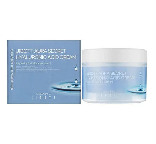 Увлажняющий крем для лица Гиалурон Aura Secret Hyaluronic Acid Cream Jigott 150 мл - фото 2