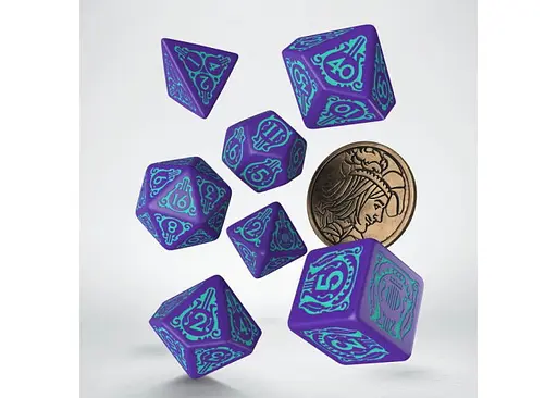 Набір кубиків The Witcher Dice Set. Dandelion - Half a Century of Poetry , 7 шт. (SWDA03) - фото 2