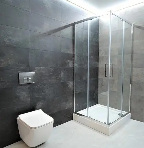 Душевая кабина Dusel A-513 80x80x190 прозрачная, Универсальная, прозрачная, хром, 80x80 - фото 7