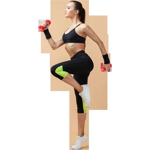 Гантели для фитнеса York Fitness виниловые круглые 2х0,5кг розовый - фото 4