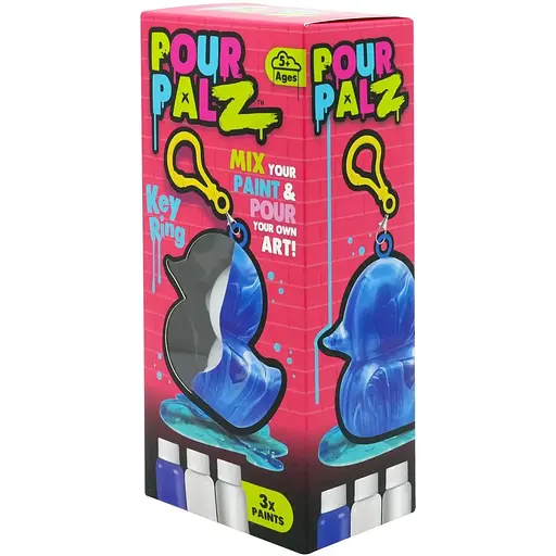 Набор для творчества ToyMonster Флюид Арт Брелок Утенок в ассортименте (GS-G26262) - фото 3