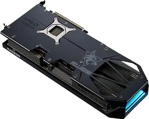 Відеокарта AMD Radeon RX 9070 XT 16GB PowerColor Hellhound (RX 9070 XT 16G-L/OC) - фото 2