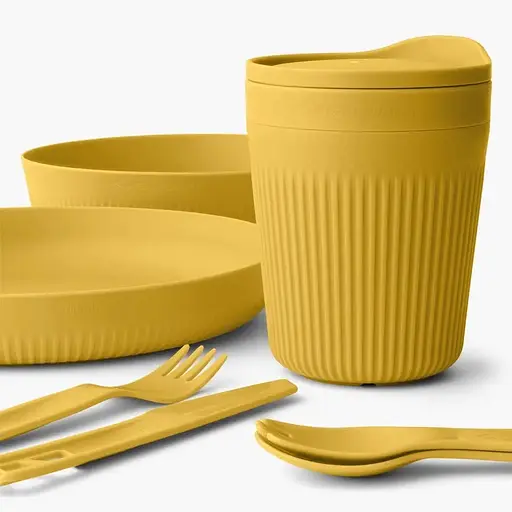 Набор посуды Sea To Summit Passage Dinnerware Sett 1P 7 предметов Arrowwood Yellow (1033-STS ACK037051-120917) - фото 2