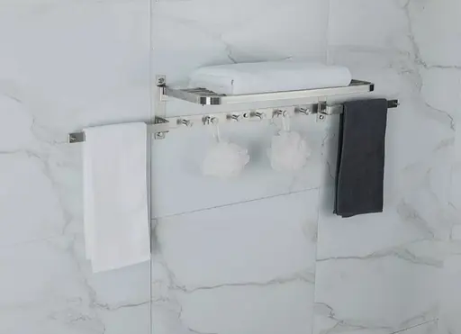 Поворотная полка для полотенец Frap с 6 крючками F30424 - фото 4