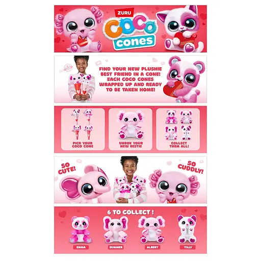 Іграшка м'яка Zuru Coco Cones Valentines в асортименті (9639SQ1) - фото 15