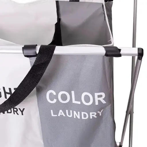 Кошик для білизни Yiwu HP-41-4 текстильний на 3 секції 65х40х58 см - фото 15