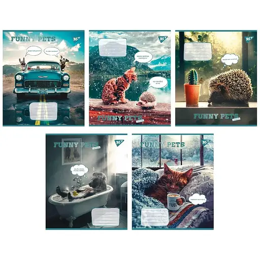 Зошит учнівський Yes 766970 Різнокольоровий (4823092283986)(SC) 1 шт. в асортименті - фото 1