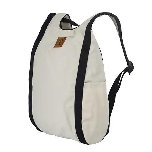 Рюкзак-антивор OOLOO Капля 45х27х14 см, кремовый 2710 - фото 4