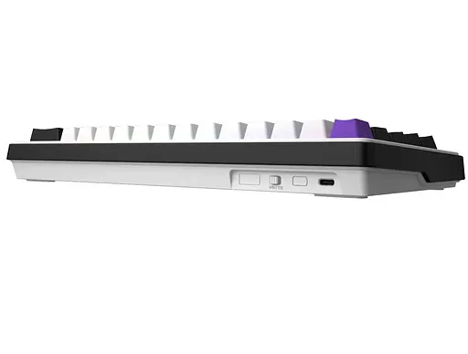 Клавіатура ігрова механічна HATOR HK-60-WV Hellyberry Switch USB White-Violet - фото 3