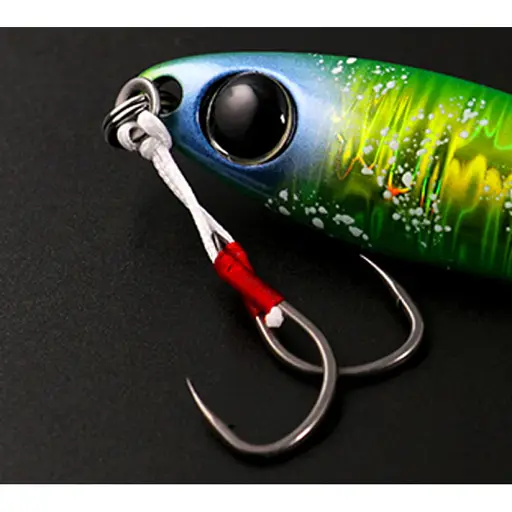 Пилькер Jackall Binbin Metal TG 76 mm 100 g Green Gold Ika Glow - фото 2