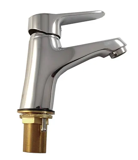 G1036 Змішувач для умивальника гайка Ø35 Gappo Vantto 1/8 Хром - фото 1