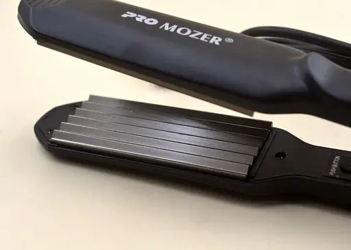 Професійні щипці гофре Pro Mozer Mz 7711 для прикореневого об'єму волосся турмалін прасочку для волосся - фото 4