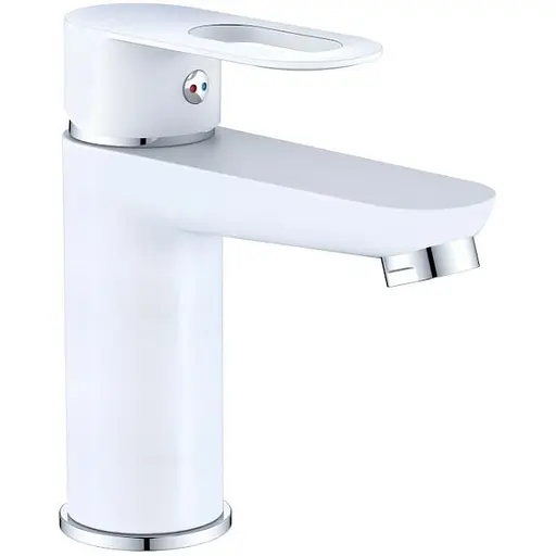 Смеситель для раковины Lidz Latwa 001 (k35) LDLAT001WHI45423 White - фото 1