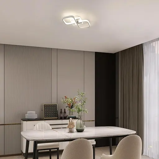 Світлодіодний стельовий світильник Comely Dimmable Square 40 Вт 40 см - фото 2