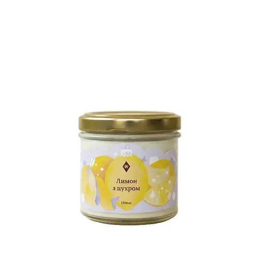 Свічка Лимон з цукром 130 мл - фото 1