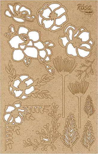 Чіпборд для скрапбукінгу „Emotion & Romance“ 3 ДВП 12,8х20см Rosa Talent - фото 1