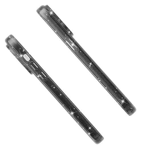 Чохол Epik TPU Galaxy Sparkle MagFit для Apple iPhone 15 Pro Max 6.7 Black+Glitter - фото 4