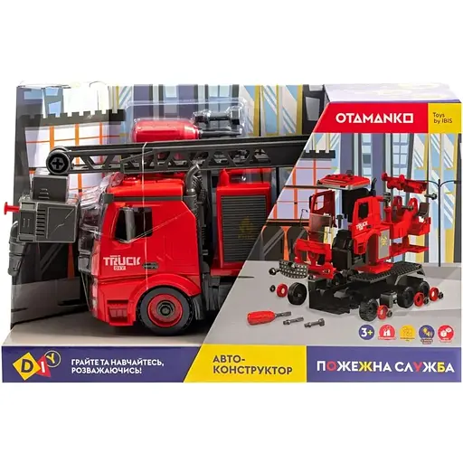 Машинка-конструктор Otamanko Автоконструктор Пожежний кран з водою - фото 9