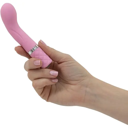 Роскошный вибратор Pillow Talk - Racy Pink с кристаллом Сваровски - фото 3