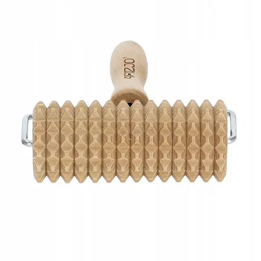 Массажный ролик для тела 4FIZJO ручной, деревянный 4FJ0646 (P-5905973400251) - фото 2