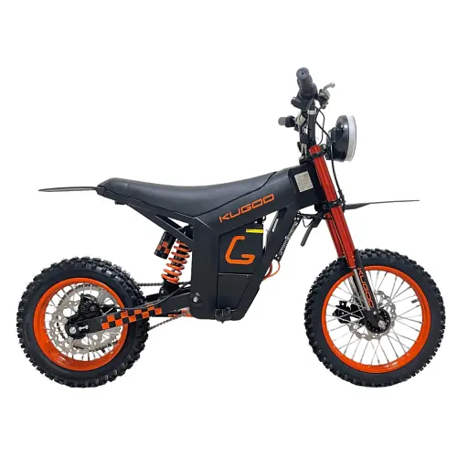 Питбайк Kugoo Wish 01 | Черный | С усиленной рамой и амортизационной вилкой - фото 8