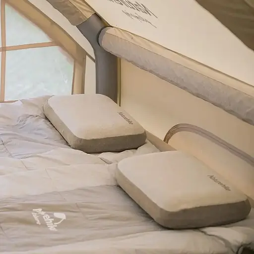 Подушка з пам'яттю Naturehike NH22ZT002 прямокутна (Сіра) - фото 4