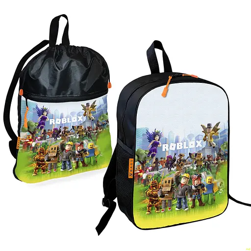 Шкільний рюкзак дитячий Роблокс / Roblox + Сумка для взуття спортивної форми рюкзак-мішок хлопчикові (01832)