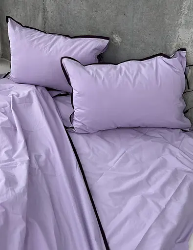 Комплект постільної білизни двоспальний 180х200 см варена бавовна White Dream Ліловий (2003/1) - фото 9