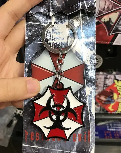 Брелок з логотипом Амбрелла Обитель зла Resident Evil двосторонній RE.30.22 - фото 4