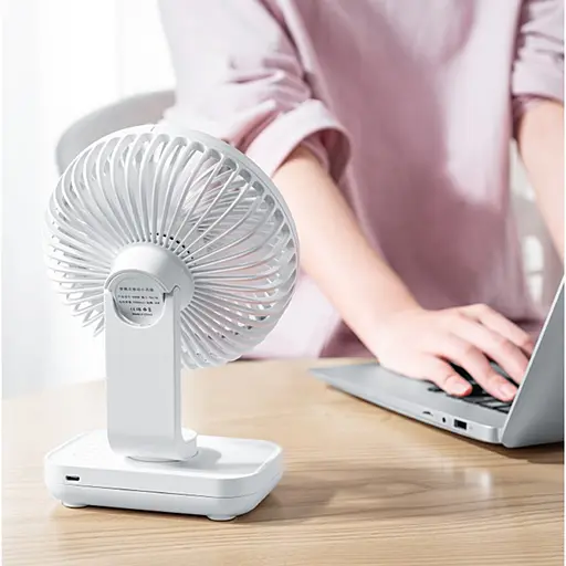 Вентилятор настільний бездротовий GXQC D606 білий - фото 4