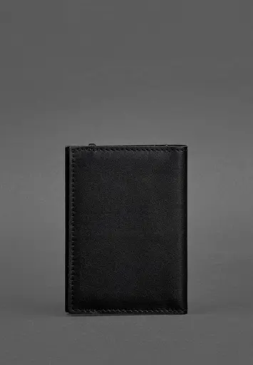 Кожаная обложка для паспорта 2.0 черная - фото 6