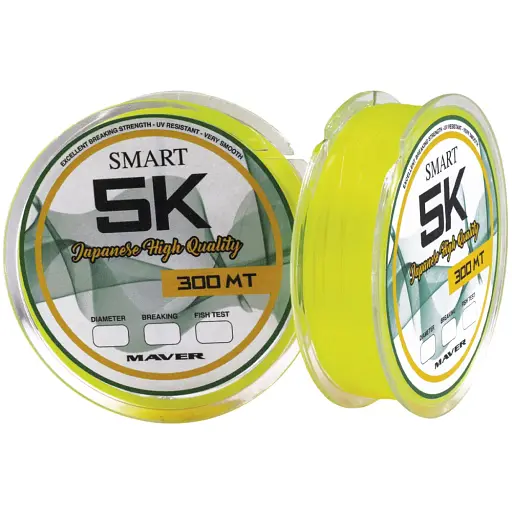 Волосінь Smart Monofilo Smart 5K 300 м (yellow) 0.285 мм 17 lb/8.5 кг