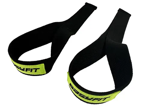 Лямки атлетические EasyFit Delta Long для становой тяги черные (EF-0050) - фото 3