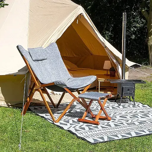 Стул раскладной Bo-Camp Bloomsbury M Grey (1200369) - фото 16